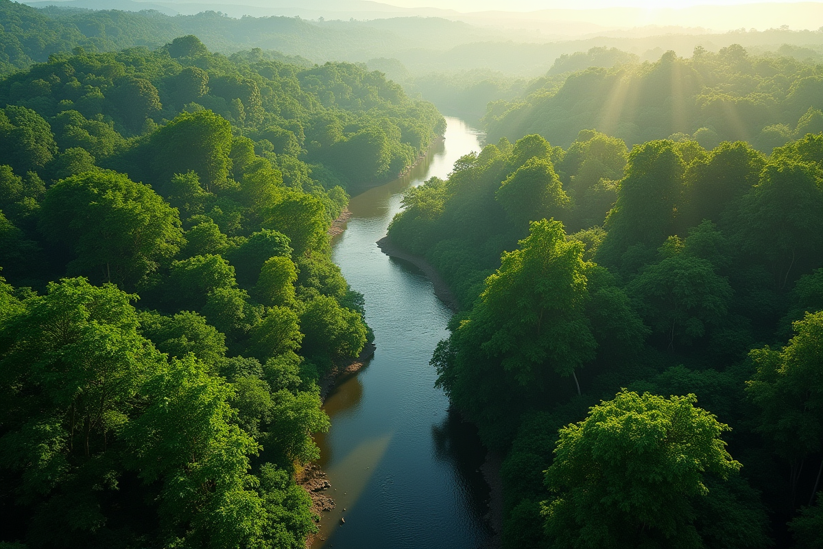 Vue aérienne d